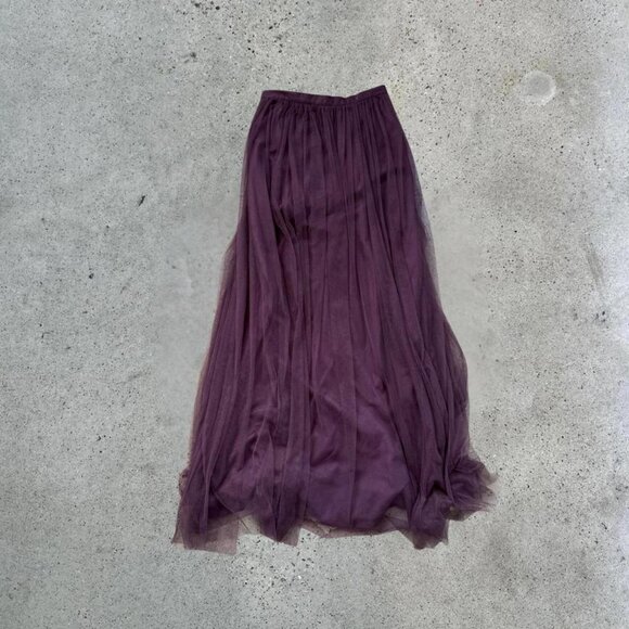 Purple Tule Maxi Skirt - Picture 1 of 7